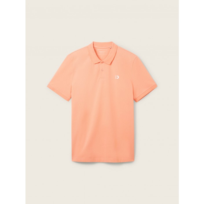 Tom Tailor basic polo clear coral | Freewear basic polo - www.freewear.nl - Freewear