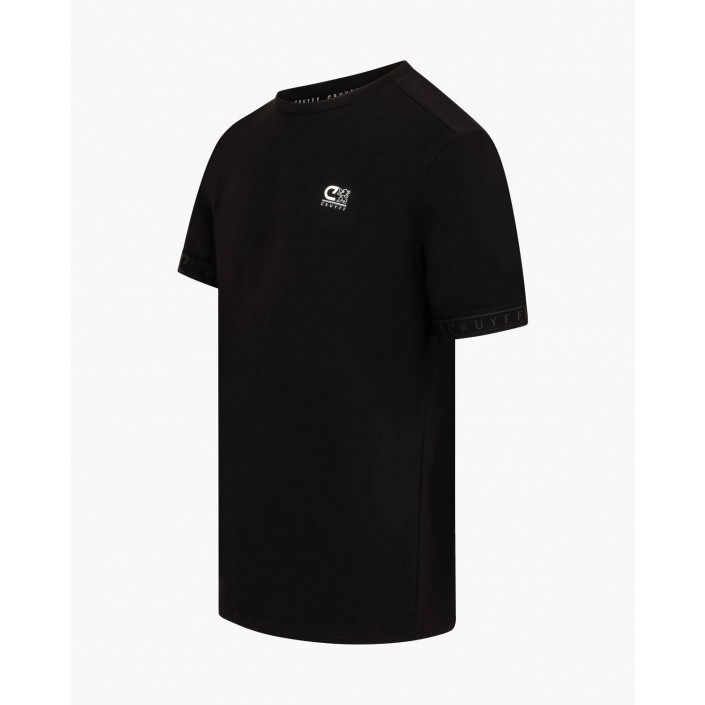 Cruyff Ki Quartz Poly Tee black | Freewear Ki Quartz Poly Tee - www.freewear.nl - Freewear