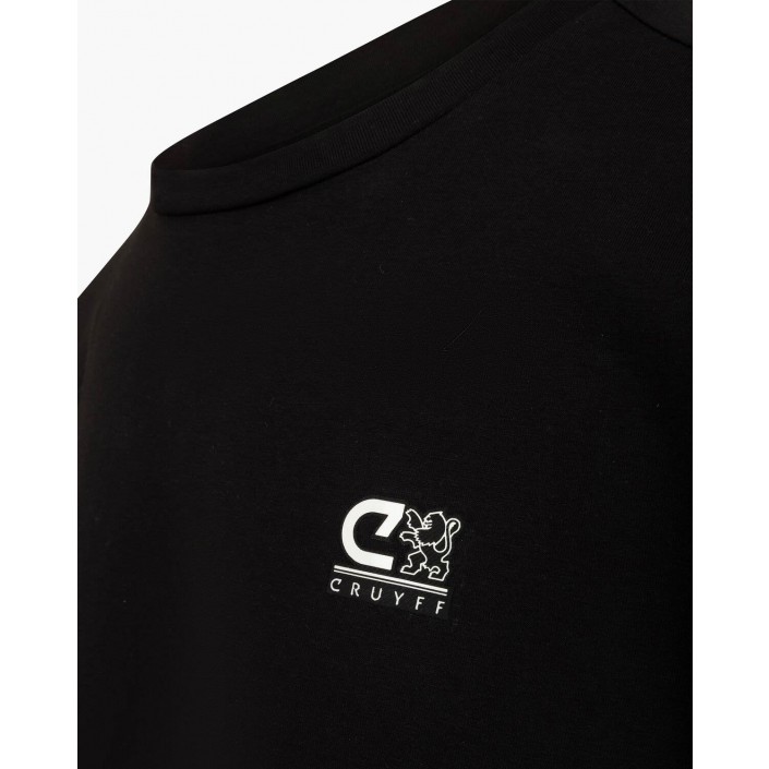Cruyff Ki Quartz Poly Tee black | Freewear Ki Quartz Poly Tee - www.freewear.nl - Freewear