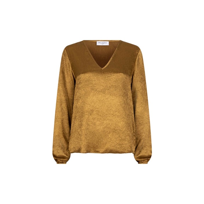 Lofty Manner Blouse Agnes green | Freewear Blouse Agnes - www.freewear.nl - Freewear