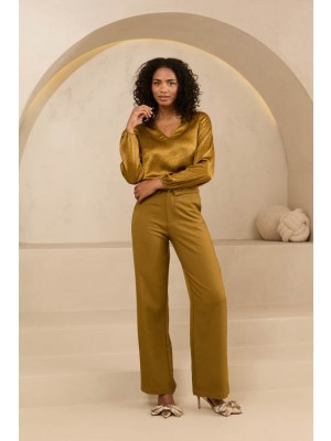 Lofty Manner Blouse Agnes green | Freewear Blouse Agnes - www.freewear.nl - Freewear