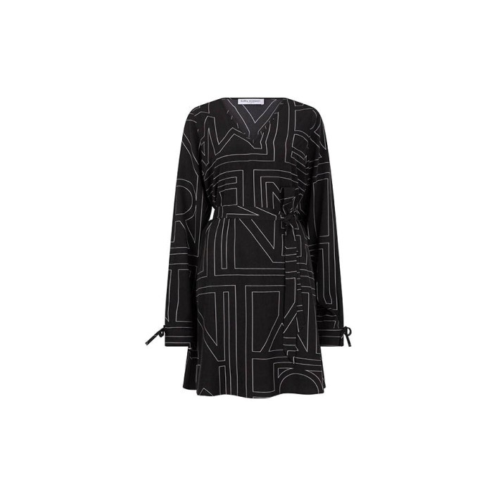 Lofty Manner Dress Willow lofty line print | Freewear Dress Willow - www.freewear.nl - Freewear