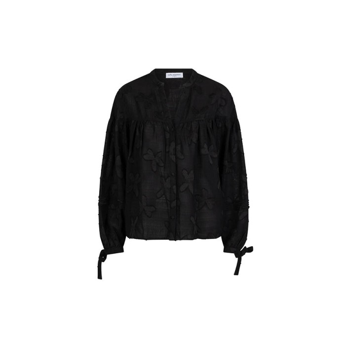 Lofty Manner Blouse Annika black | Freewear Blouse Annika - www.freewear.nl - Freewear