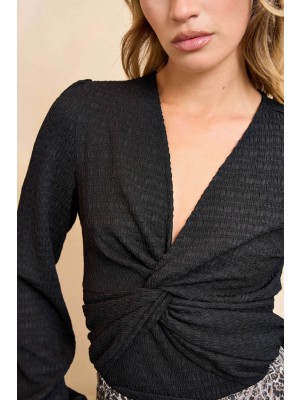 Lofty Manner Top Vera black | Freewear Top Vera - www.freewear.nl - Freewear