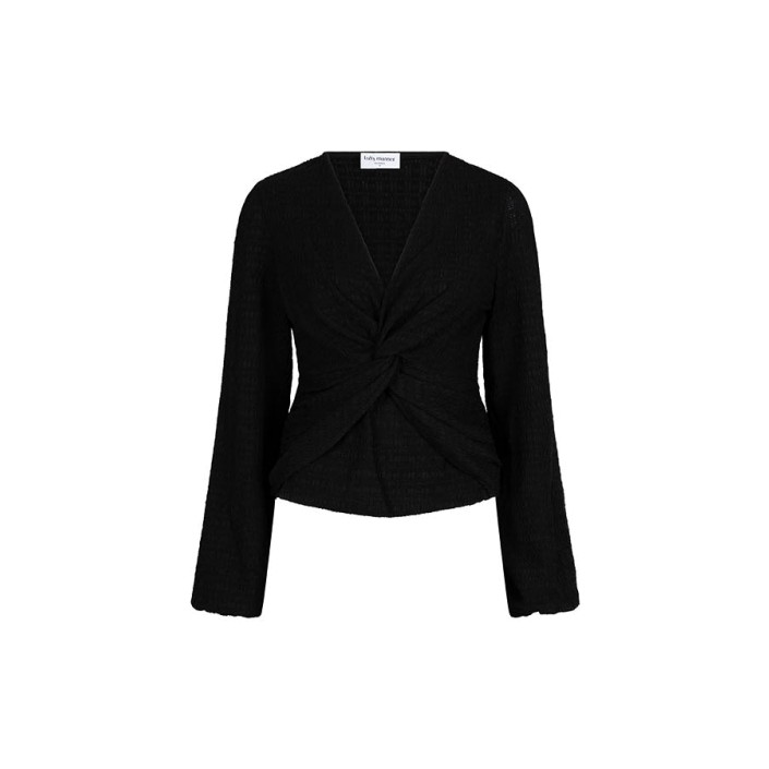 Lofty Manner Top Vera black | Freewear Top Vera - www.freewear.nl - Freewear