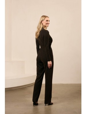 Lofty Manner Jumpsuit Mavis brown | Freewear Jumpsuit Mavis - www.freewear.nl - Freewear