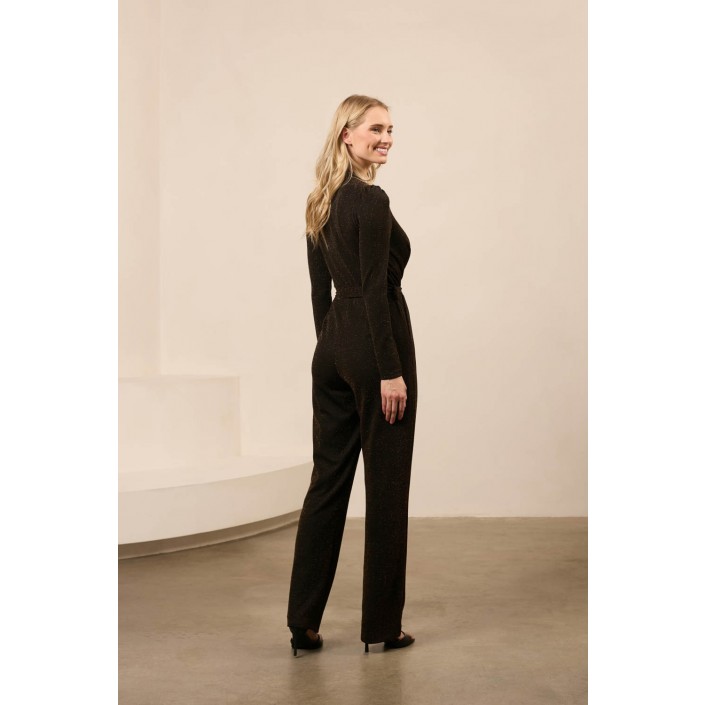 Lofty Manner Jumpsuit Mavis brown | Freewear Jumpsuit Mavis - www.freewear.nl - Freewear