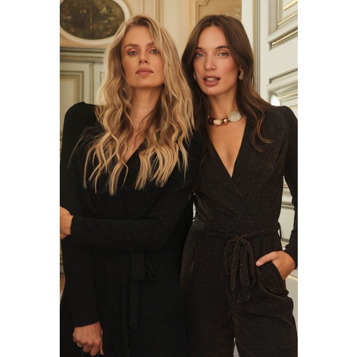 Lofty Manner Jumpsuit Mavis brown | Freewear Jumpsuit Mavis - www.freewear.nl - Freewear