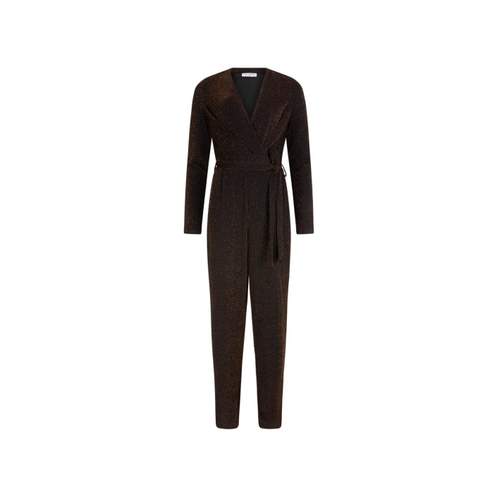 Lofty Manner Jumpsuit Mavis brown | Freewear Jumpsuit Mavis - www.freewear.nl - Freewear