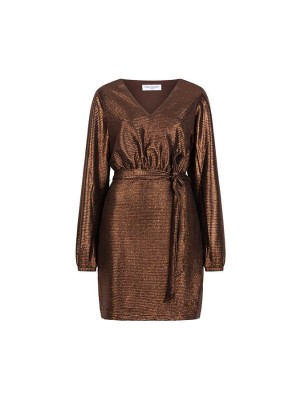 Lofty Manner Dress Kelly brown | Freewear Dress Kelly - www.freewear.nl - Freewear