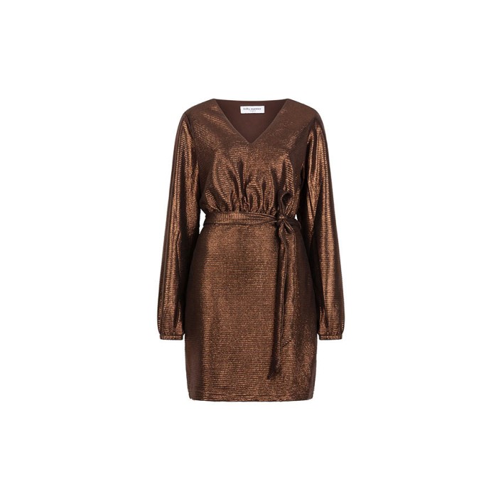 Lofty Manner Dress Kelly brown | Freewear Dress Kelly - www.freewear.nl - Freewear