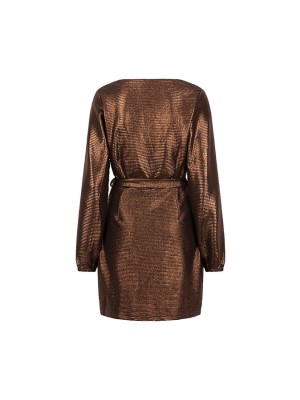 Lofty Manner Dress Kelly brown | Freewear Dress Kelly - www.freewear.nl - Freewear