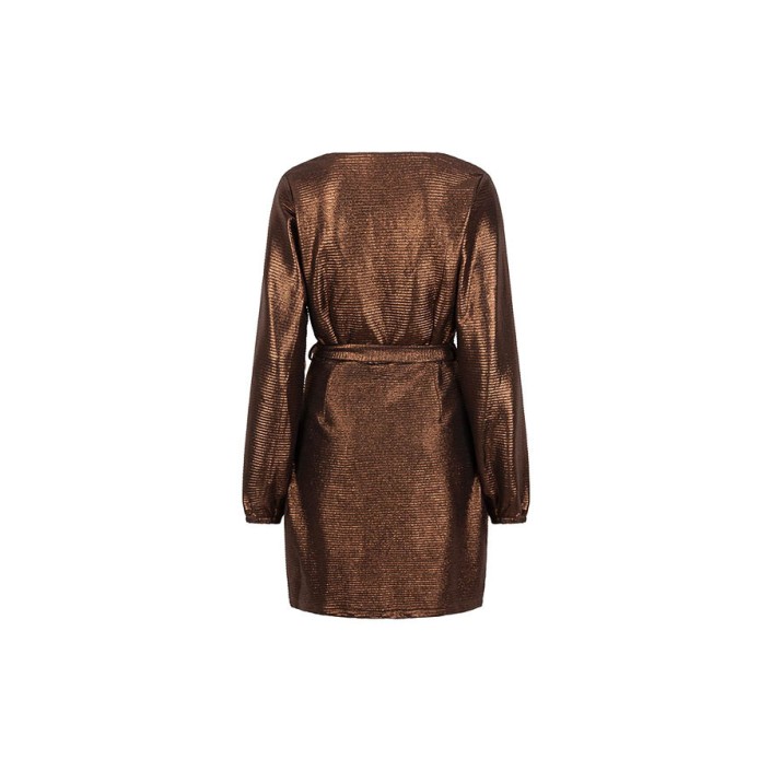 Lofty Manner Dress Kelly brown | Freewear Dress Kelly - www.freewear.nl - Freewear