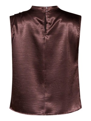 Sisters Point Guto Sl 1 Top chocolate | Freewear Guto Sl 1 Top - www.freewear.nl - Freewear