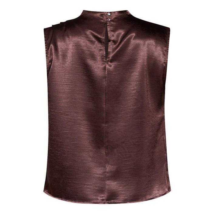 Sisters Point Guto Sl 1 Top chocolate | Freewear Guto Sl 1 Top - www.freewear.nl - Freewear