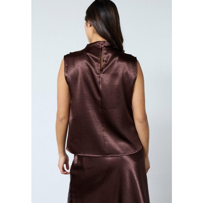 Sisters Point Guto Sl 1 Top chocolate | Freewear Guto Sl 1 Top - www.freewear.nl - Freewear