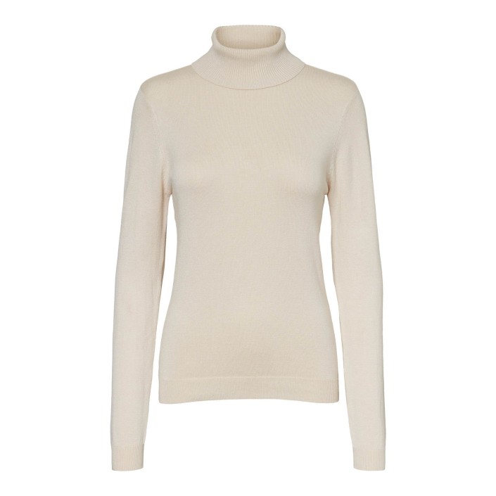 Vero Moda VMGLORY LS ROLLNECK BLOUSE NOOS Birch | Freewear VMGLORY LS ROLLNECK BLOUSE NOOS - www.freewear.nl - Freewear