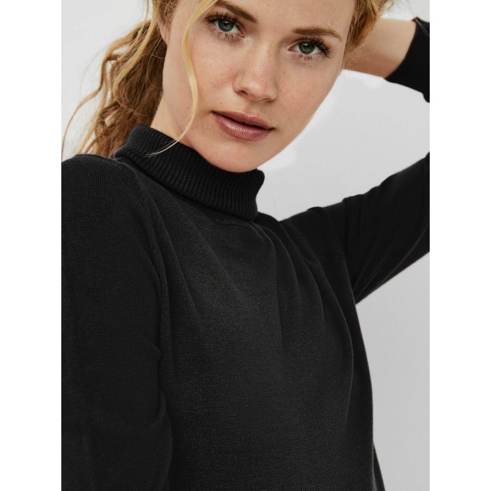 Vero Moda VMGLORY LS ROLLNECK BLOUSE NOOS Black | Freewear VMGLORY LS ROLLNECK BLOUSE NOOS - www.freewear.nl - Freewear