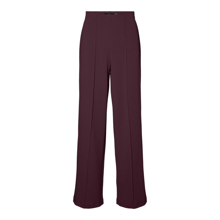 Vero Moda VMBECKY HW WIDE PULL ON PANT NOOS Winetasting | Freewear VMBECKY HW WIDE PULL ON PANT NOOS - www.freewear.nl - Freewear