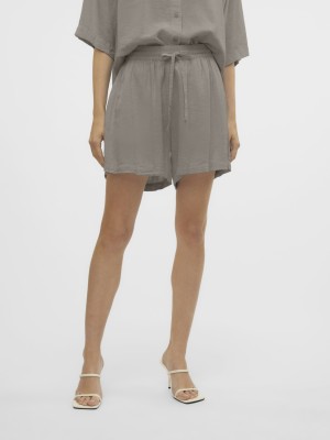 Vero Moda VMLINN SHORTS WVN NOOS Moon Rock/MELANGE | Freewear VMLINN SHORTS WVN NOOS - www.freewear.nl - Freewear