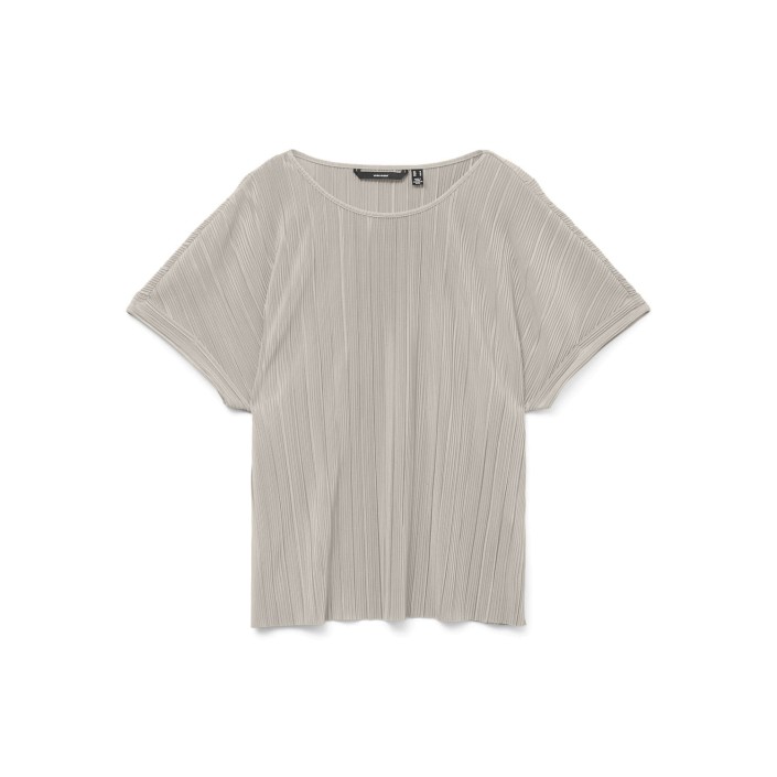 Vero Moda VMAURORA SS O-NECK T-SHIRT JRS GA Pumice Stone | Freewear VMAURORA SS O-NECK T-SHIRT JRS GA - www.freewear.nl - Freewear