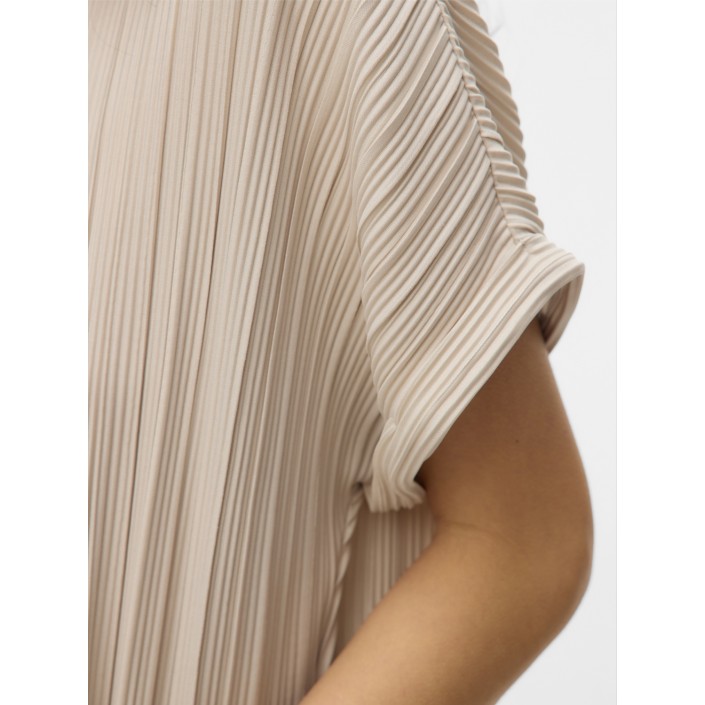 Vero Moda VMAURORA SS O-NECK T-SHIRT JRS GA Pumice Stone | Freewear VMAURORA SS O-NECK T-SHIRT JRS GA - www.freewear.nl - Freewear