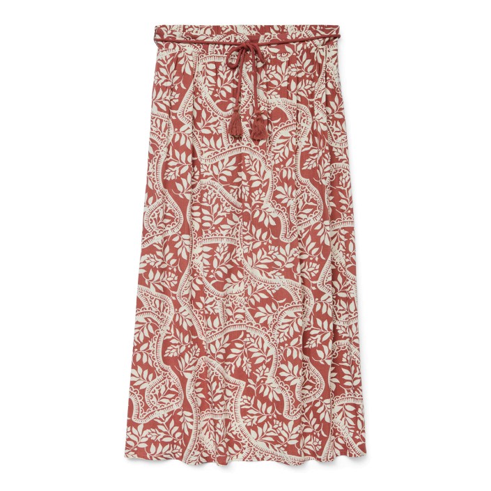 Vero Moda VMBALI ANCLE SKIRT WVN BTQ GA Marsala/BALI | Freewear VMBALI ANCLE SKIRT WVN BTQ GA - www.freewear.nl - Freewear