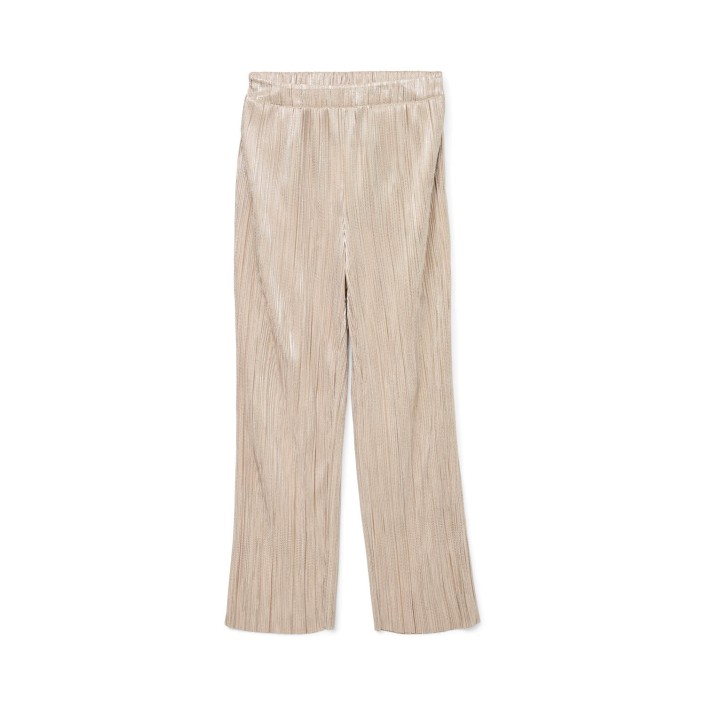 Vero Moda VMDUVI HW WIDE PANT JRS BTQ GA Silver Colour | Freewear VMDUVI HW WIDE PANT JRS BTQ GA - www.freewear.nl - Freewear