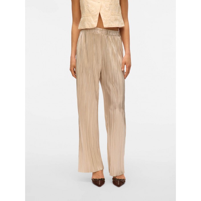 Vero Moda VMDUVI HW WIDE PANT JRS BTQ GA Silver Colour | Freewear VMDUVI HW WIDE PANT JRS BTQ GA - www.freewear.nl - Freewear