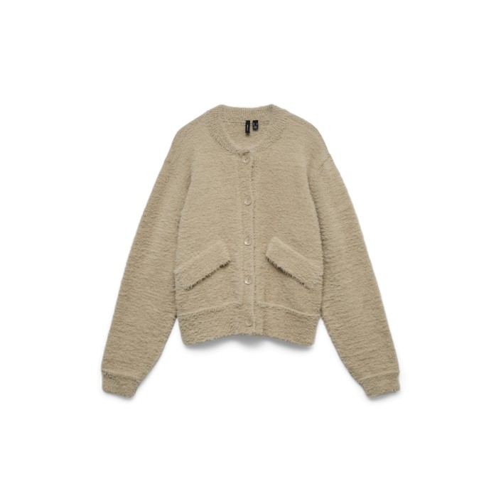 Vero Moda VMMAYSI LS KNIT BOMBER EXP Sesame | Freewear VMMAYSI LS KNIT BOMBER EXP - www.freewear.nl - Freewear