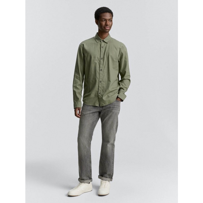 Tom Tailor relaxed cotton linen shirt 10905 | Freewear relaxed cotton linen shirt - www.freewear.nl - Freewear