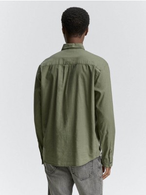 Tom Tailor relaxed cotton linen shirt 10905 | Freewear relaxed cotton linen shirt - www.freewear.nl - Freewear