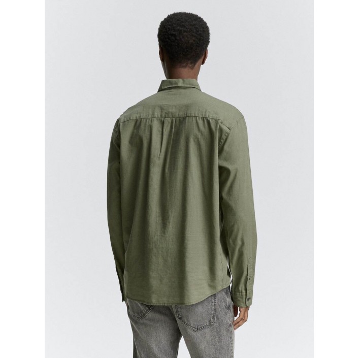 Tom Tailor relaxed cotton linen shirt 10905 | Freewear relaxed cotton linen shirt - www.freewear.nl - Freewear