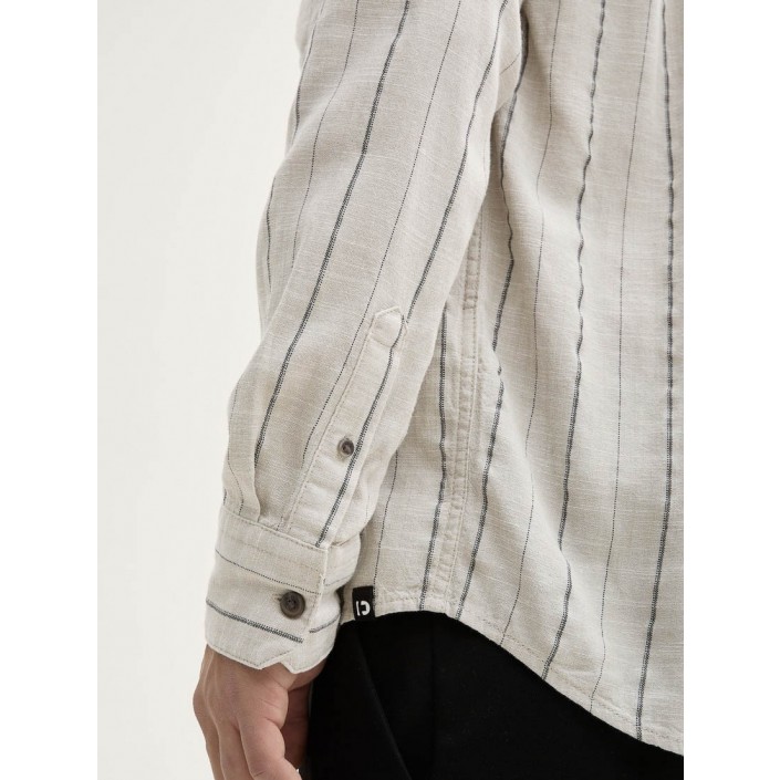 Tom Tailor relaxed viscos linen shirt 37291 | Freewear relaxed viscos linen shirt - www.freewear.nl - Freewear