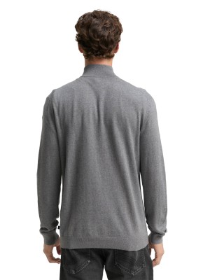 Tom Tailor Cotton Knitted Troyer 38679 | Freewear Cotton Knitted Troyer - www.freewear.nl - Freewear