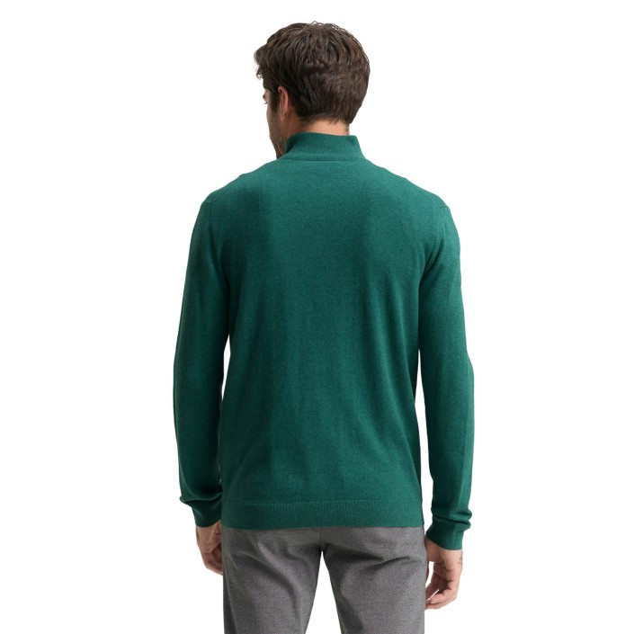 Tom Tailor Cotton Knitted Troyer 38681 | Freewear Cotton Knitted Troyer - www.freewear.nl - Freewear