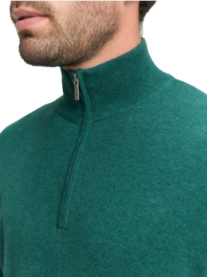 Tom Tailor Cotton Knitted Troyer 38681 | Freewear Cotton Knitted Troyer - www.freewear.nl - Freewear