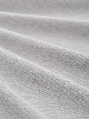 Tom Tailor Soft knit zip jacket light grey melange | Freewear Soft knit zip jacket - www.freewear.nl - Freewear