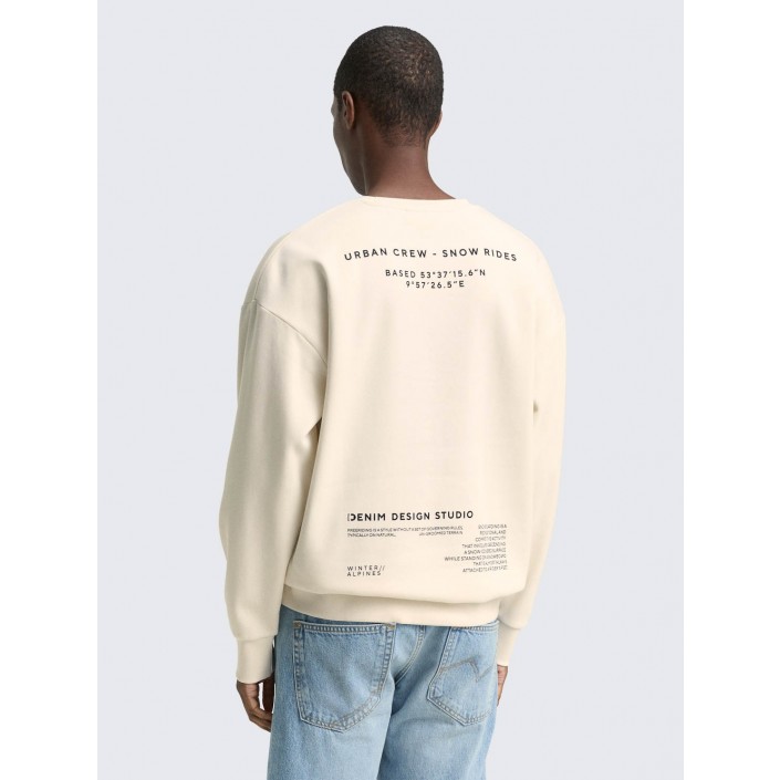 Tom Tailor Printed Sweatshirt 12906 | Freewear Printed Sweatshirt - www.freewear.nl - Freewear