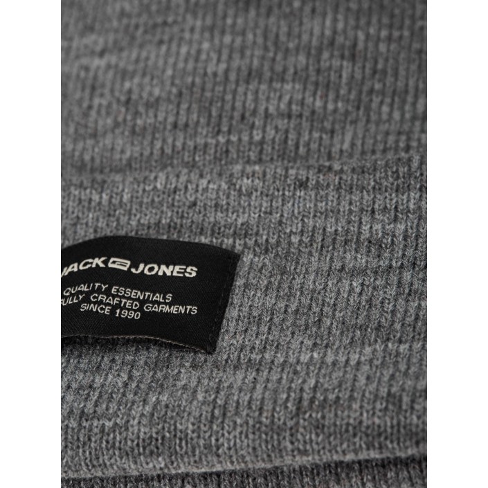 JACK&JONES ORIGINALS JACDNA BEANIE NOOS Grey Melange | Freewear JACDNA BEANIE NOOS - www.freewear.nl - Freewear