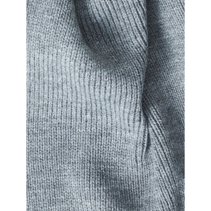 JACK&JONES ORIGINALS JACDNA KNIT SCARF NOOS Grey Melange | Freewear JACDNA KNIT SCARF NOOS - www.freewear.nl - Freewear