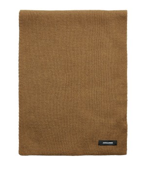JACK&JONES ORIGINALS JACDNA KNIT SCARF NOOS Rubber | Freewear JACDNA KNIT SCARF NOOS - www.freewear.nl - Freewear