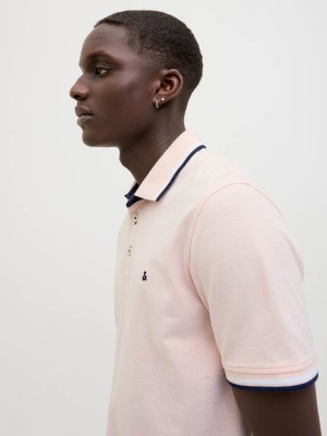 Jack & Jones:JACK&JONES ESSENTIALS JJEPAULOS POLO SS NOOS Peach Parfait/PLAY | Freewear JJEPAULOS POLO SS NOOS - www.freewear.nl - Freewear