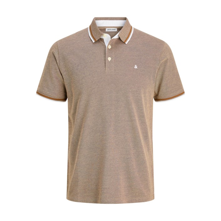 Jack & Jones:JACK&JONES ESSENTIALS JJEPAULOS POLO SS NOOS Curry/PLAY | Freewear JJEPAULOS POLO SS NOOS - www.freewear.nl - Freewear