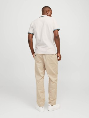 Jack & Jones:JACK&JONES ESSENTIALS JJEPAULOS POLO SS NOOS Moonbeam/PLAY | Freewear JJEPAULOS POLO SS NOOS - www.freewear.nl - Freewear