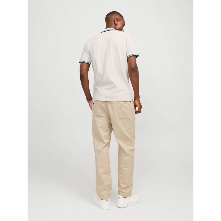 Jack & Jones:JACK&JONES ESSENTIALS JJEPAULOS POLO SS NOOS Moonbeam/PLAY | Freewear JJEPAULOS POLO SS NOOS - www.freewear.nl - Freewear