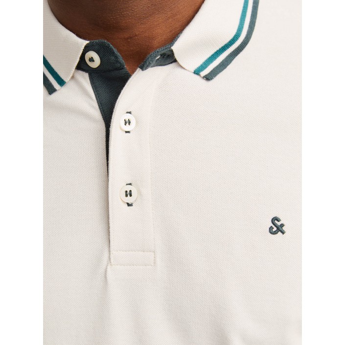 Jack & Jones:JACK&JONES ESSENTIALS JJEPAULOS POLO SS NOOS Moonbeam/PLAY | Freewear JJEPAULOS POLO SS NOOS - www.freewear.nl - Freewear
