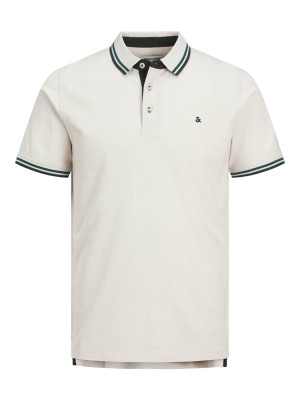 Jack & Jones:JACK&JONES ESSENTIALS JJEPAULOS POLO SS NOOS Moonbeam/PLAY | Freewear JJEPAULOS POLO SS NOOS - www.freewear.nl - Freewear