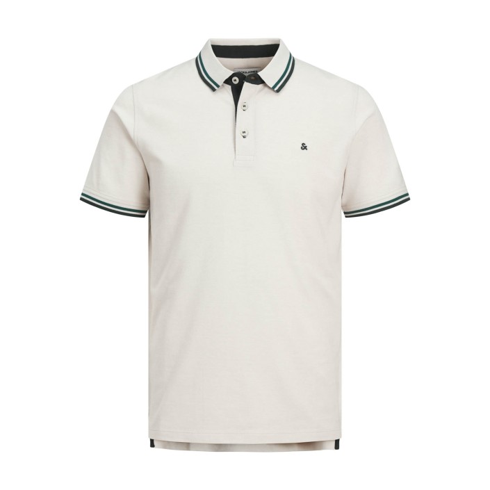 Jack & Jones:JACK&JONES ESSENTIALS JJEPAULOS POLO SS NOOS Moonbeam/PLAY | Freewear JJEPAULOS POLO SS NOOS - www.freewear.nl - Freewear