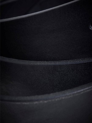JACK&JONES ORIGINALS JACVICTOR LEATHER BELT NOOS Black | Freewear JACVICTOR LEATHER BELT NOOS - www.freewear.nl - Freewear